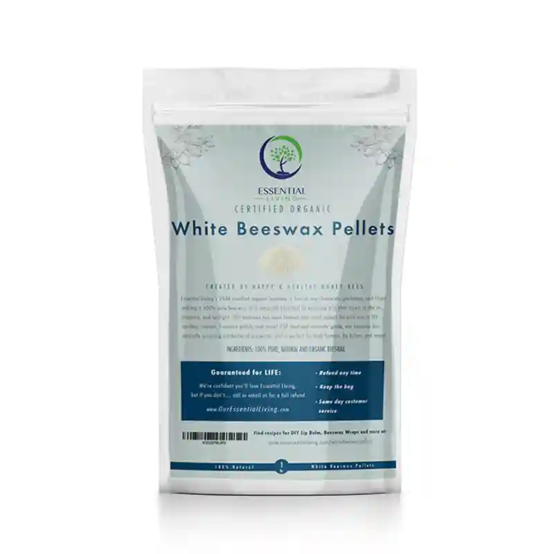 White Beeswax Pellets – Organic: 1lb - Our Essential Living - Raw Skin  Foods You Can Trust